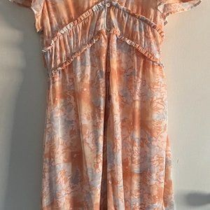 Pastle Ruffel Dress-